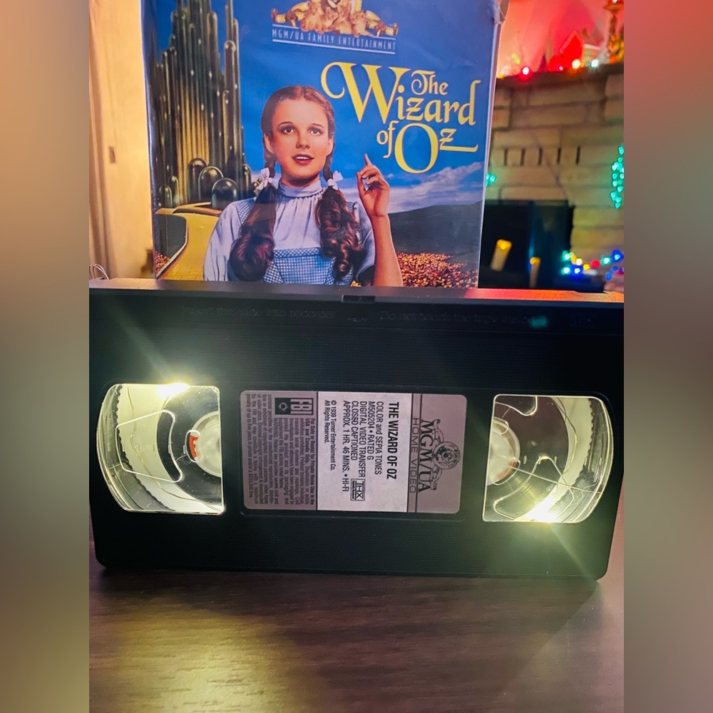 The Wizard of Oz VHS Night Light